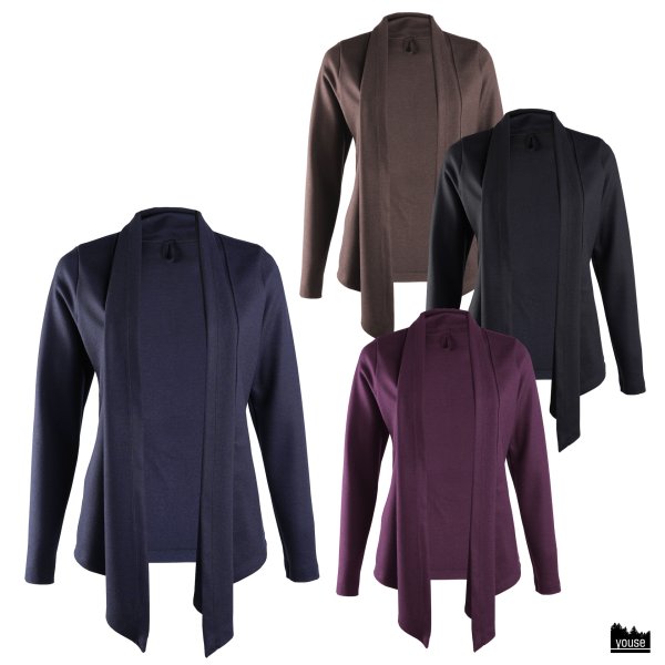 Fran - der warme Cardigan aus Bio Merinowolle alle Farben